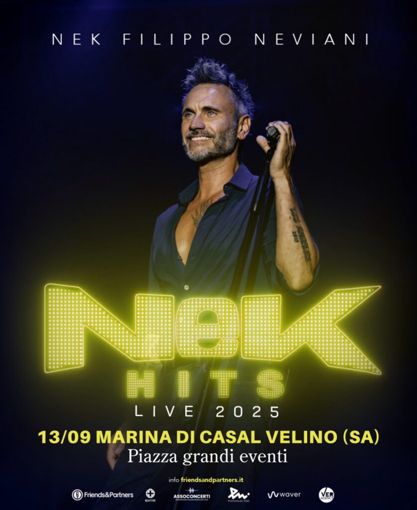 Concerto Nek - Settembre - Casal Velino Marina, Salerno, Campania